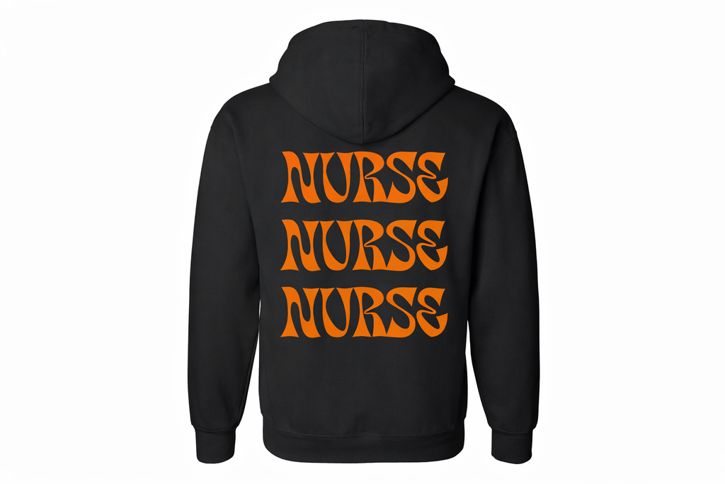 Kaasi Nurse Graphic Full-Zip Hoodie