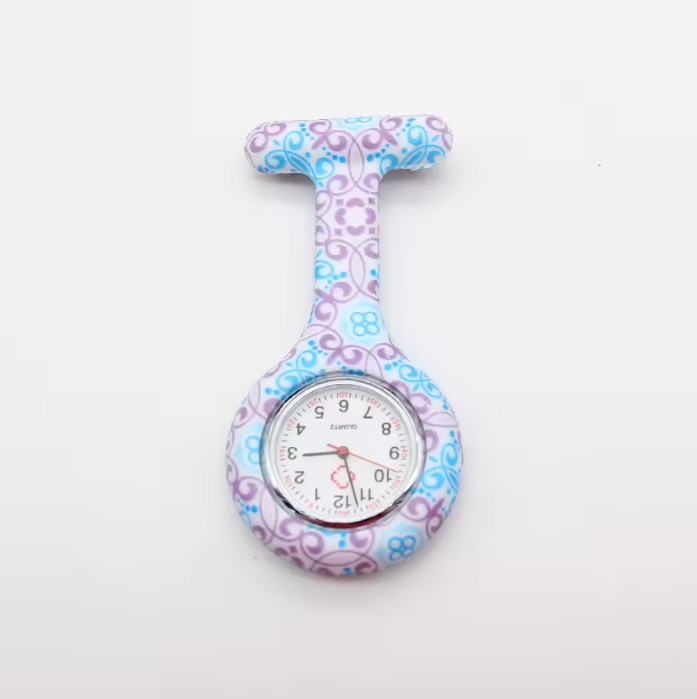 Nurse Watch Brooch - Medical Pocket Watch with Clip