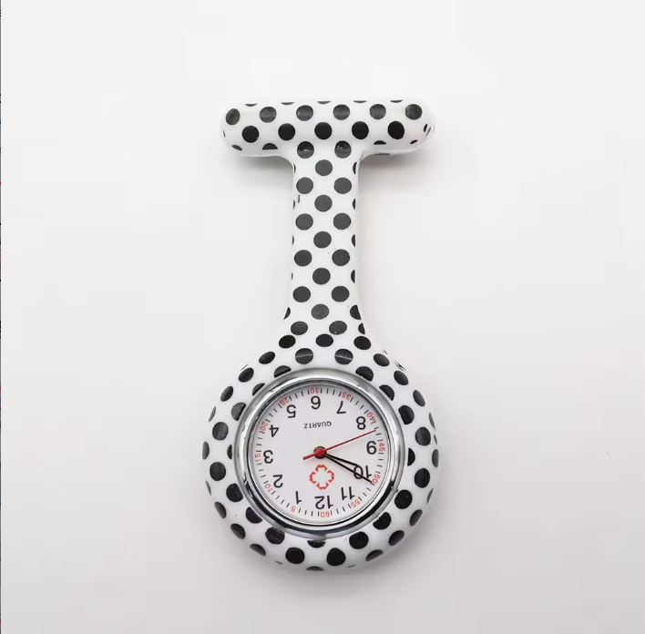 Nurse Watch Brooch - Medical Pocket Watch with Clip