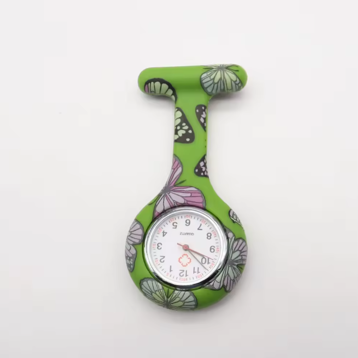 Nurse Watch Brooch - Medical Pocket Watch with Clip