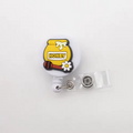 Bee badge reel （flat clip）